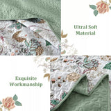 Darrahopens Home & Garden > Bedding > Blankets & Throws Understated Quilted coverlet and pillowcovers set: Subtle Elegance - Queen size