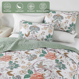 Darrahopens Home & Garden > Bedding > Blankets & Throws Understated Quilted coverlet and pillowcovers set: Subtle Elegance - Queen size