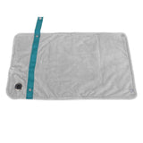 Darrahopens Home & Garden > Bedding > Blankets & Throws USB Heated Blanket with Temperature Control Mutipurpose Electric Heated Throw Warm Cozy Knee Heating Blanket Home Office Silver In Australia - Darrahopens