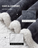 Darrahopens Home & Garden > Bedding > Blankets & Throws Wearable Heated Blanket Blanket With Sleeves Heated Throw Temperature - Gray - Size 127-177cm In Australia - Darrahopens