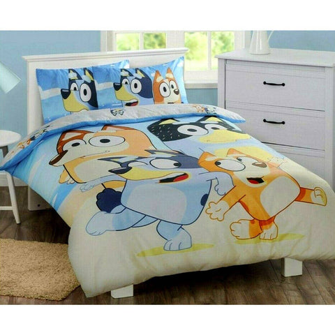 Darrahopens Home & Garden > Bedding Caprice Bluey Fun Reversible Licensed Quilt Cover Set Double