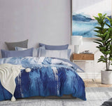 Darrahopens Home & Garden > Bedding Chavez microfiber reversible quilt cover set-queen size