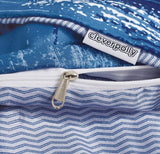 Darrahopens Home & Garden > Bedding Chavez microfiber reversible quilt cover set-queen size