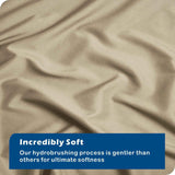 Darrahopens Home & Garden > Bedding > Duvet Covers 3 Piece Hotel Soft Microfiber Quilt Cover Set-2000TC Duvet/Donna Cover Set & Pillowcases -1 Quilt Cover Zipper Closure & 1 x Pillowcases-Breathable Bedding - Wrinkle, Fade, Stain Resistant(Camel Beige,King)