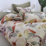 Darrahopens Home & Garden > Bedding > Duvet Covers 300TC Bahamas Taupe Reversible Cotton Quilt Cover Set Queen