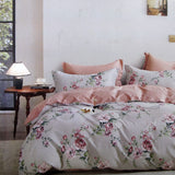 Darrahopens Home & Garden > Bedding > Duvet Covers 300TC Caterina Reversible Cotton Quilt Cover Set Queen