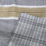 Darrahopens Home & Garden > Bedding > Duvet Covers 300TC Theodore Grey Reversible Cotton Quilt Cover Set King