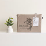 Darrahopens Home & Garden > Bedding > Duvet Covers 500 Thread Count Pewter Bamboo Cotton Super King Combo Set by Park Avenue