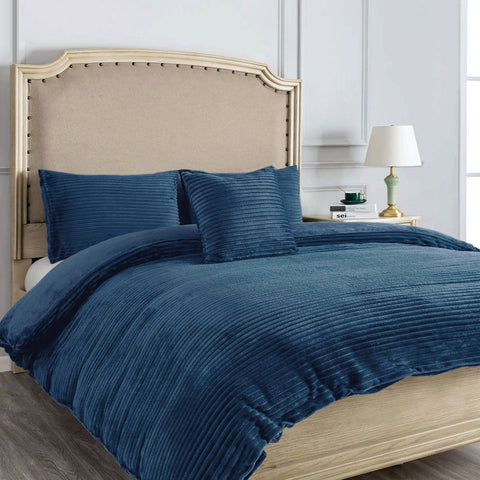 Darrahopens Home & Garden > Bedding > Duvet Covers Alastairs Ruby Navy Quilt Cover Set Double