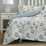 Darrahopens Home & Garden > Bedding > Duvet Covers Algodon Abigail Multi Lightly Quilted Cotton Jacquard Quilt Cover Set King