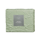 Darrahopens Home & Garden > Bedding > Duvet Covers Ardor Adeline Sage Jacquard Damask Quilt Cover Set King