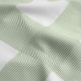Darrahopens Home & Garden > Bedding > Duvet Covers Ardor Ashlea Sage Oversized Waffle Check Quilt Cover Set King
