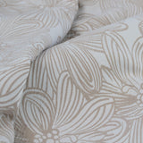 Darrahopens Home & Garden > Bedding > Duvet Covers Ardor Avena Almond Textured Floral Jacquard Quilt Cover Set Queen