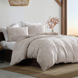 Darrahopens Home & Garden > Bedding > Duvet Covers Ardor Avena Almond Textured Floral Jacquard Quilt Cover Set Queen