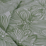 Darrahopens Home & Garden > Bedding > Duvet Covers Ardor Avena Green Textured Floral Jacquard Quilt Cover Set Queen