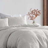 Darrahopens Home & Garden > Bedding > Duvet Covers Ardor Avena White Textured Floral Jacquard Quilt Cover Set Queen
