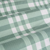 Darrahopens Home & Garden > Bedding > Duvet Covers Ardor Ronan Green Plaid Jacquard Quilt Cover Set King