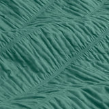 Darrahopens Home & Garden > Bedding > Duvet Covers Ardor Tuscan Teal Ruched Quilt Cover Set King