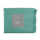 Darrahopens Home & Garden > Bedding > Duvet Covers Ardor Tuscan Teal Ruched Quilt Cover Set King