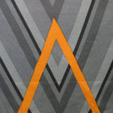 Darrahopens Home & Garden > Bedding > Duvet Covers Artex Hayden Orange Quilt Cover Set Geometric Pattern Reversible Printed Microfiber Polyester Single