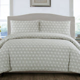 Darrahopens Home & Garden > Bedding > Duvet Covers Artex Silver Crosses Quilt Cover Set Queen