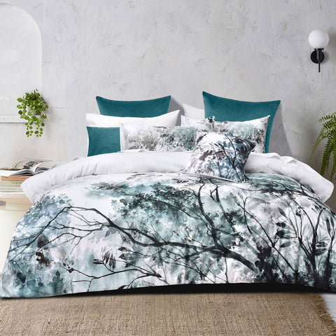 Darrahopens Home & Garden > Bedding > Duvet Covers Bianca Sherbrooke White Cotton Sateen Quilt Cover Set King