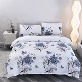 Darrahopens Home & Garden > Bedding > Duvet Covers Dreamfields - Ever Floral Quilt Cover Set - (2pcs, Single Size)