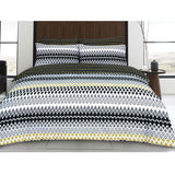 Darrahopens Home & Garden > Bedding > Duvet Covers Gene Digital Black Quilt Cover Set King