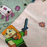Darrahopens Home & Garden > Bedding > Duvet Covers MOJANG Minecraft Reversible Cotton Boys Girls Quilt Cover Set Double
