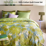 Darrahopens Home & Garden > Bedding > Duvet Covers Oilily Melodi Green Cotton Floral Quilt Cover Set King