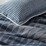 Darrahopens Home & Garden > Bedding > Duvet Covers Private Collection Boyd Ink Yarn Dyed Jacquard Quilt Cover Set King