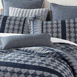 Darrahopens Home & Garden > Bedding > Duvet Covers Private Collection Boyd Ink Yarn Dyed Jacquard Quilt Cover Set King