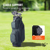 Darrahopens Home & Garden > Bedding > Duvet Covers VEVOR Golf Cart Bag with 14 Way Organizer Divider Top, 36” 11 Pockets Premium Nylon Cart Bag, Durable Golf Bags with Handles & Dust Cover & Detachable Straps for Men & Women, Army Green