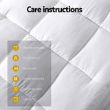 Darrahopens Home & Garden > Bedding Giselle Bedding Mattress Topper Pillowtop Bamboo Cot