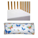 Darrahopens Home & Garden > Bedding Gypsy Kids 100% Cotton Large Cot Fitted Sheet White 75 x 131 + 11 cm