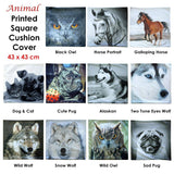 Darrahopens Home & Garden > Bedding Horse Portrait Square Cushion Cover