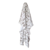 Darrahopens Home & Garden > Bedding J Elliot Home Lynx Wild Cat Faux Fur Throw Rug 130 x 160cm