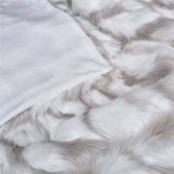 Darrahopens Home & Garden > Bedding J Elliot Home Lynx Wild Cat Faux Fur Throw Rug 130 x 160cm