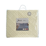 Darrahopens Home & Garden > Bedding Jane Barrington Morris Beige Ultrasonic Embossed Lightly Quilted Reversible Coverlet Set King