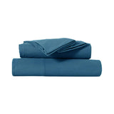 Darrahopens Home & Garden > Bedding Kingtex Ultra-Soft Micro Flannel Sheet Set 40 cm Wall Steel Blue Single