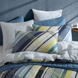 Darrahopens Home & Garden > Bedding Logan & Mason Beach House Blue 250TC 100% Cotton Sateen Quilt Cover Set Queen