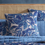 Darrahopens Home & Garden > Bedding Logan & Mason Elio Blue 250TC 100% Cotton Sateen Quilt Cover Set King