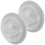 Darrahopens Home & Garden > Bedding > Mattress Protectors 2pcs Rubber Table Corner Protectors - Grey Babies Proofing Guards for Furniture Corners
