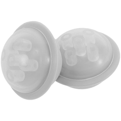 Darrahopens Home & Garden > Bedding > Mattress Protectors 2pcs Rubber Table Corner Protectors - Grey Babies Proofing Guards for Furniture Corners