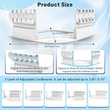 Darrahopens Home & Garden > Bedding > Mattress Protectors 4-Piece Bed Sheet Holders Set – Adjustable No-Pin Fitted Sheet Clips for Mattress Corners, Prevents Sliding and Creasing (White)