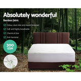 Darrahopens Home & Garden > Bedding > Mattress Protectors Bamboo Mattress Protector 180 x 200 + 35 cm, Breathable Fitted Waterproof Cover