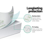 Darrahopens Home & Garden > Bedding > Mattress Protectors Bamboo Mattress Protector 180 x 200 + 35 cm, Breathable Fitted Waterproof Cover