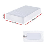 Darrahopens Home & Garden > Bedding > Mattress Protectors Giselle Cooling Mattress Protector Waterproof Deep Pocket Fitted Cover King Single