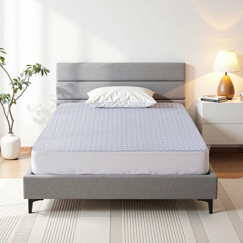 Darrahopens Home & Garden > Bedding > Mattress Protectors Giselle Cooling Mattress Protector Waterproof Deep Pocket Fitted Cover King Single