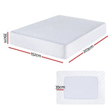 Darrahopens Home & Garden > Bedding > Mattress Protectors Giselle Cooling Mattress Protector Waterproof Deep Pocket Fitted Cover Queen